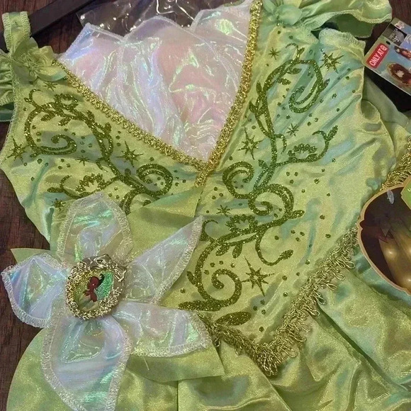 NWT Disney Princess Tiana light up dress costume 3T-4T - Picture 3 of 6